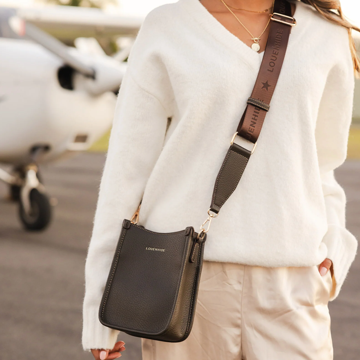 Parker Phone Crossbody Bag | Chocolate