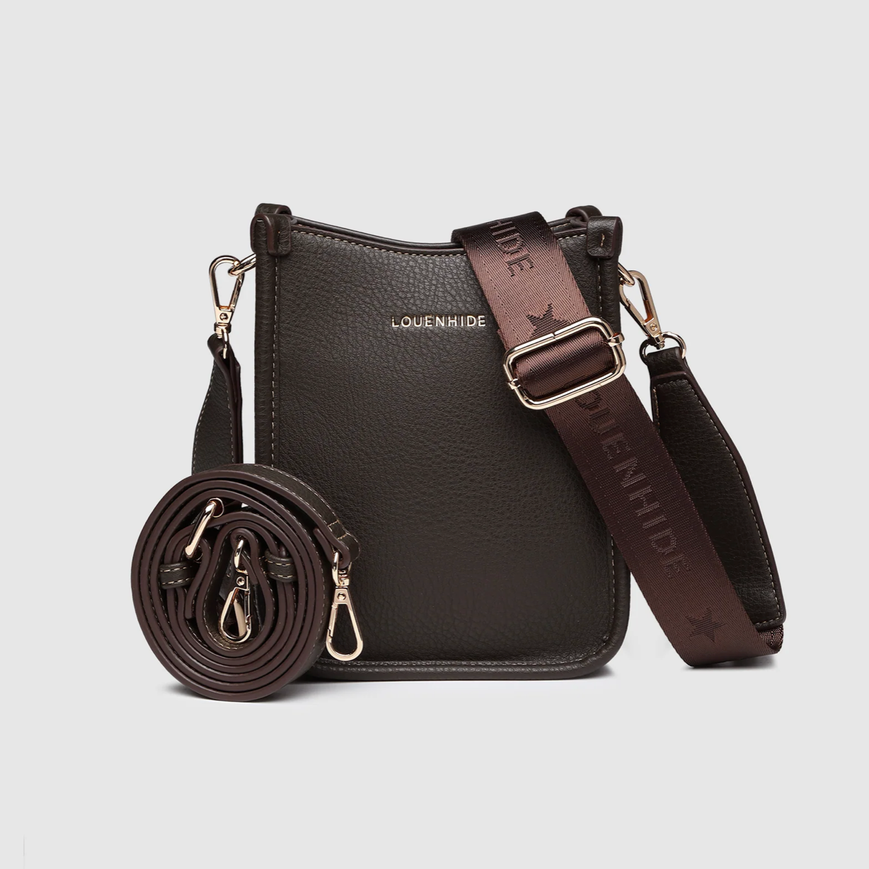 Parker Phone Crossbody Bag | Chocolate