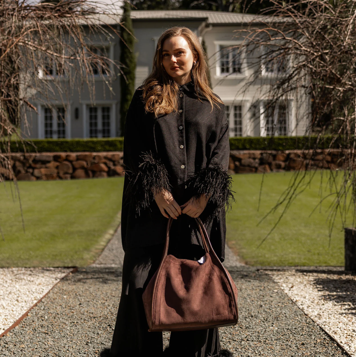 Sutton Shoulder Bag | Chocolate