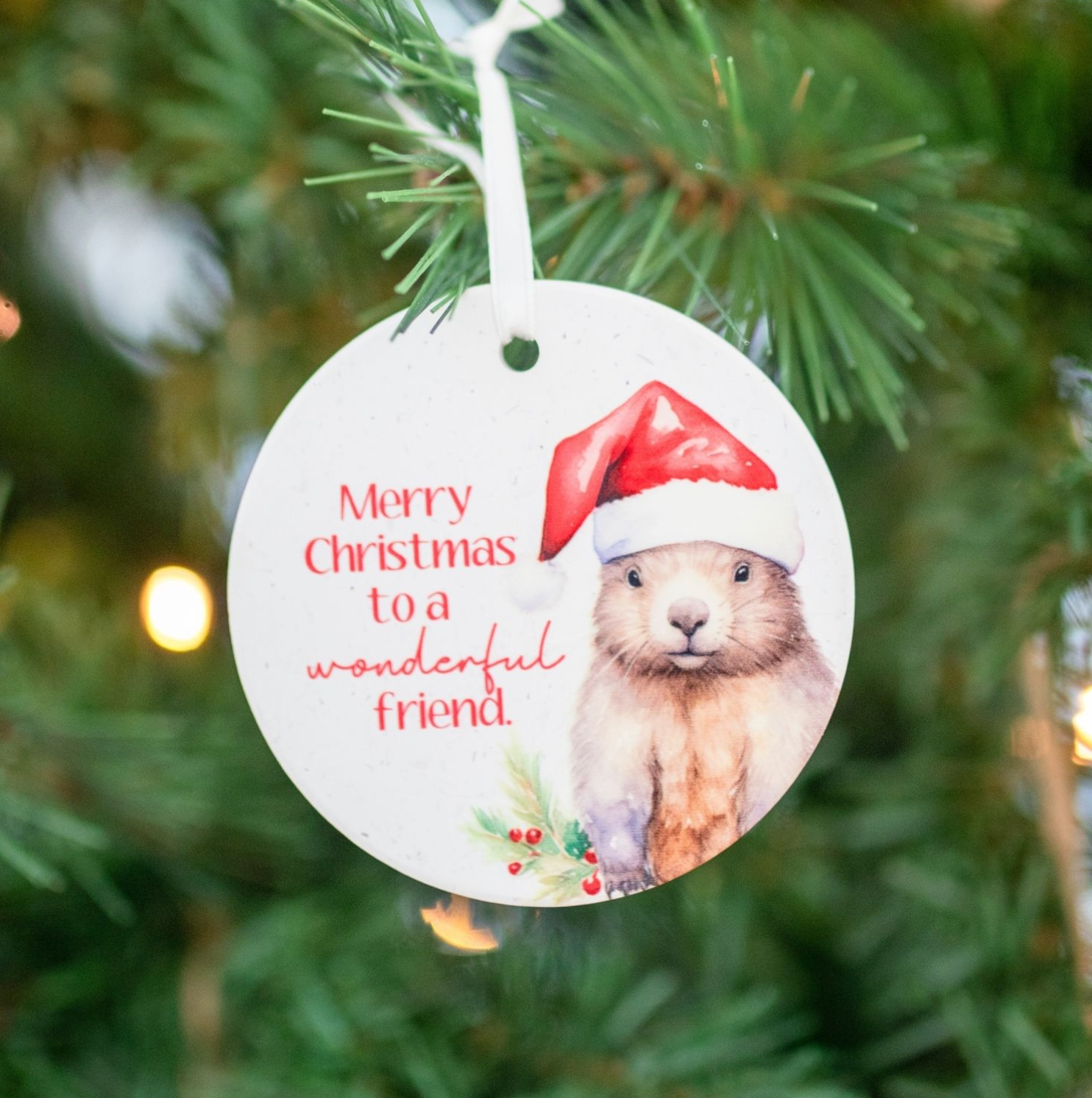 Christmas Wombat Keepsake