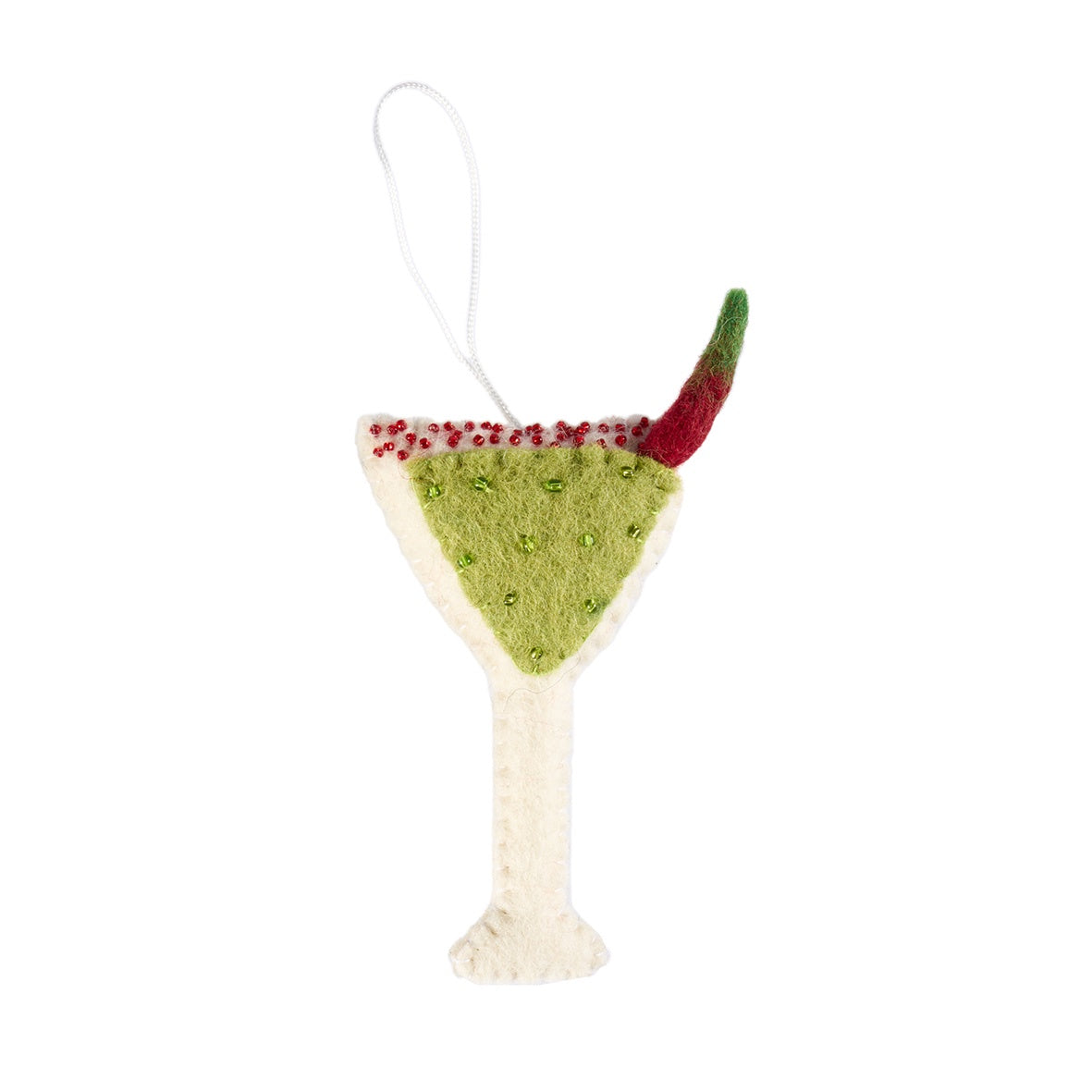 Spicy Margarita Felt Christmas Ornament