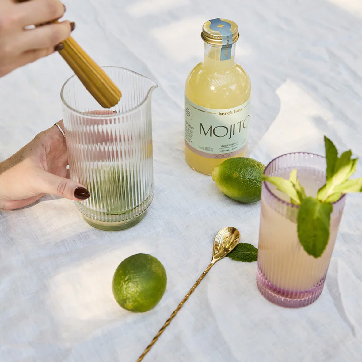 The Stella Highball Glass | Set of 2 Lilac
