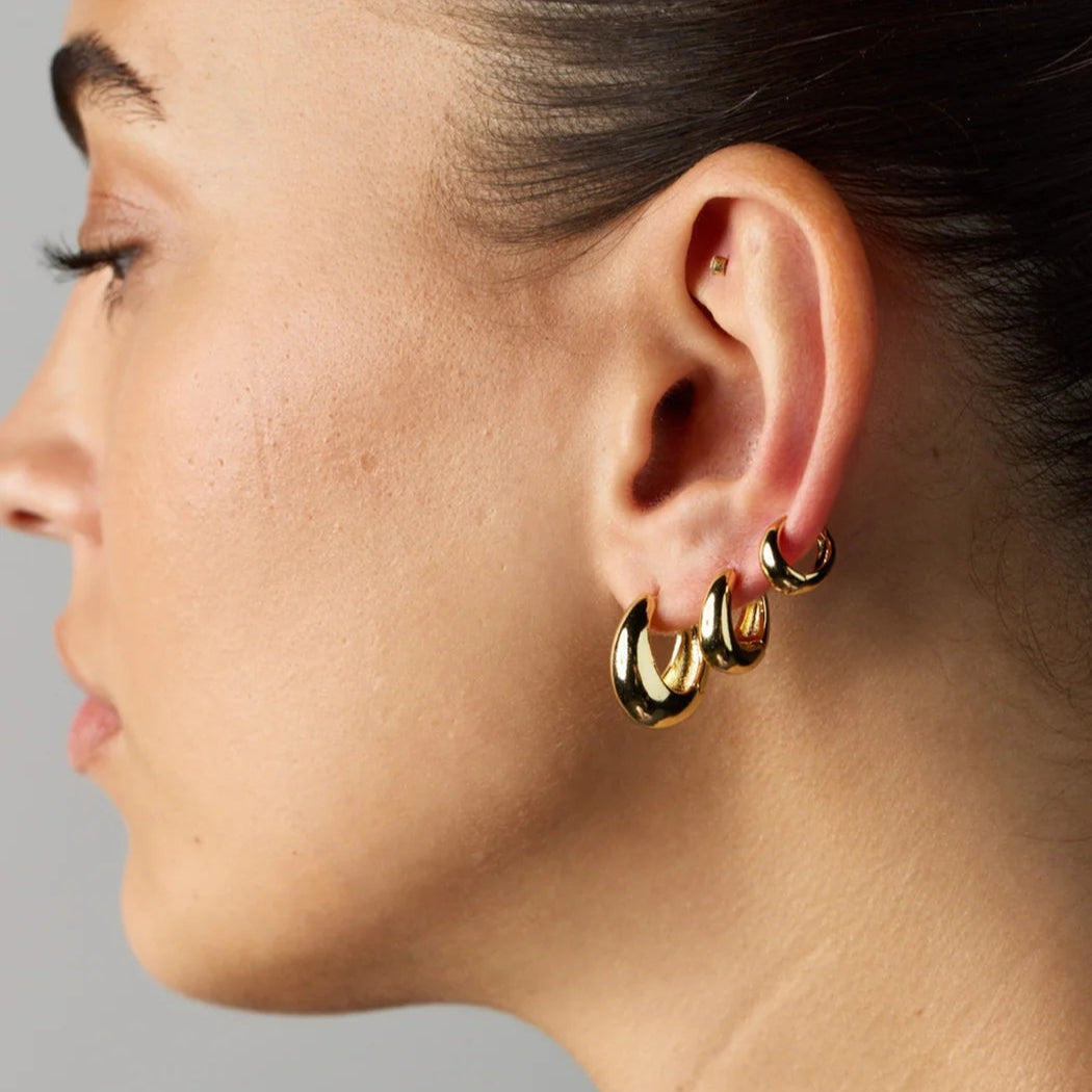 Steph Earring | Large | Silver