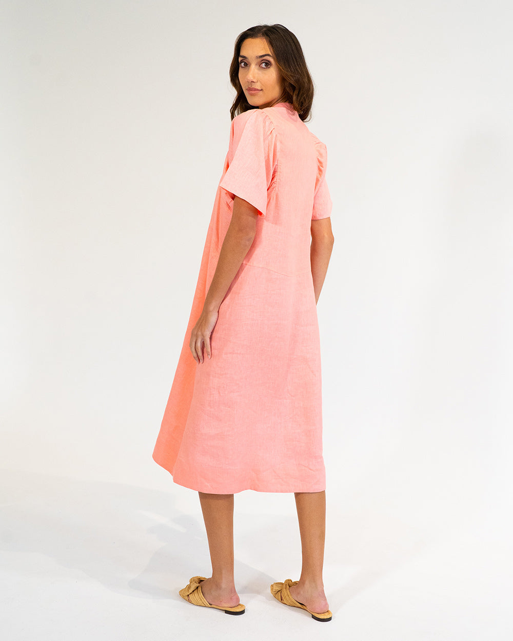 Ticino Dress | Coral