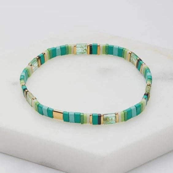 Tile Bracelet | Jade