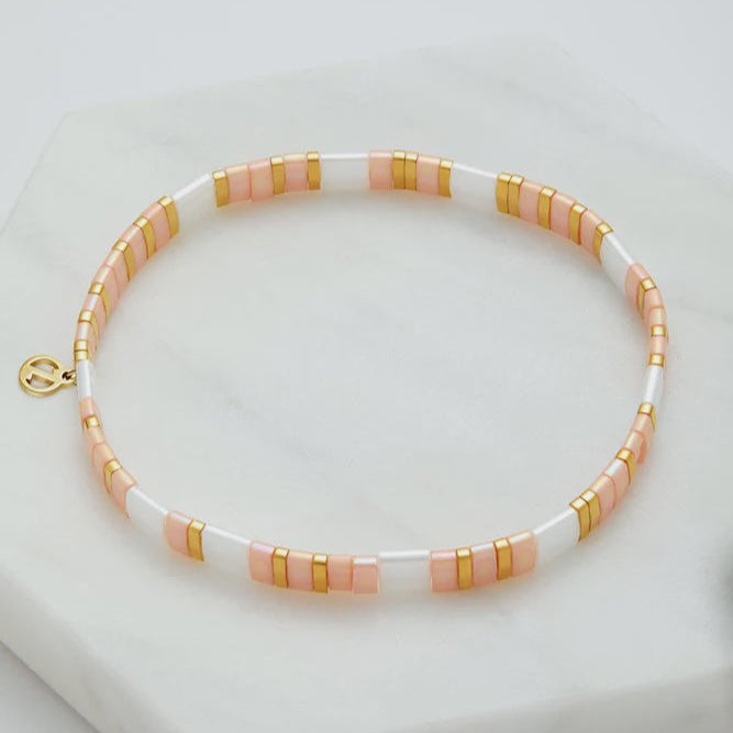 Tile Bracelet | Pink