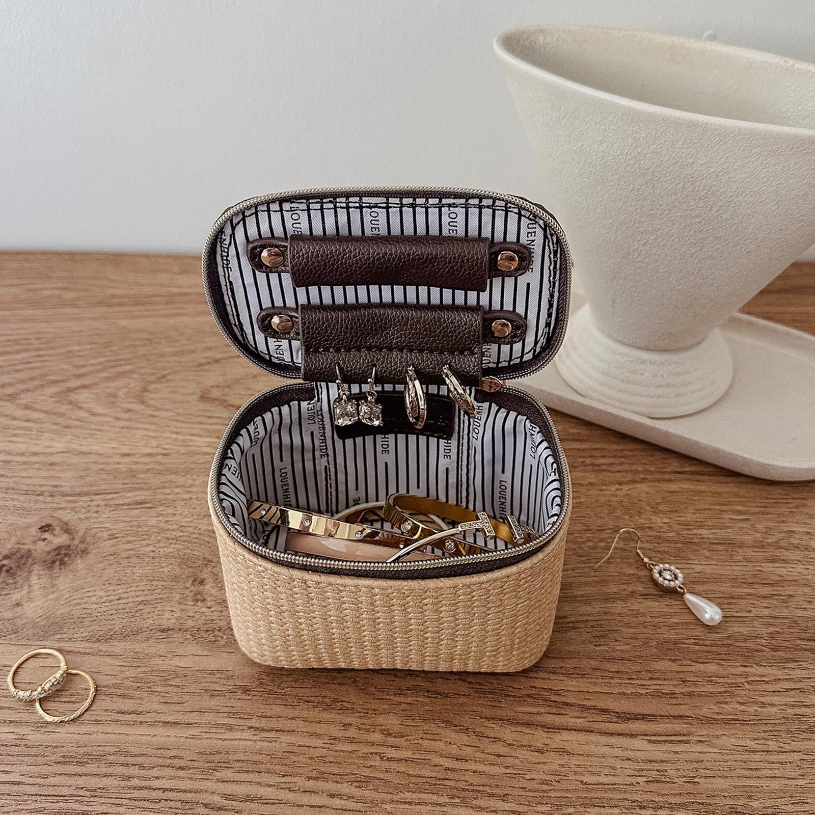 Trudy Jewellery Box | Natural Chocolate