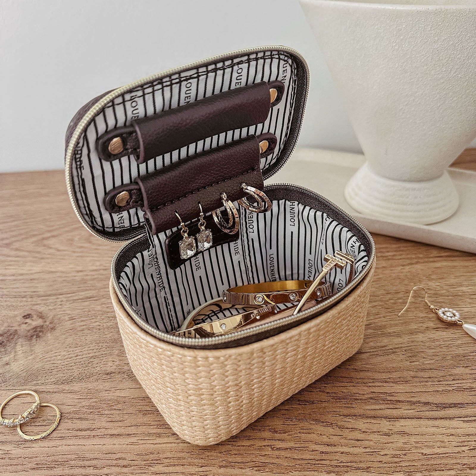 Trudy Jewellery Box | Natural Chocolate