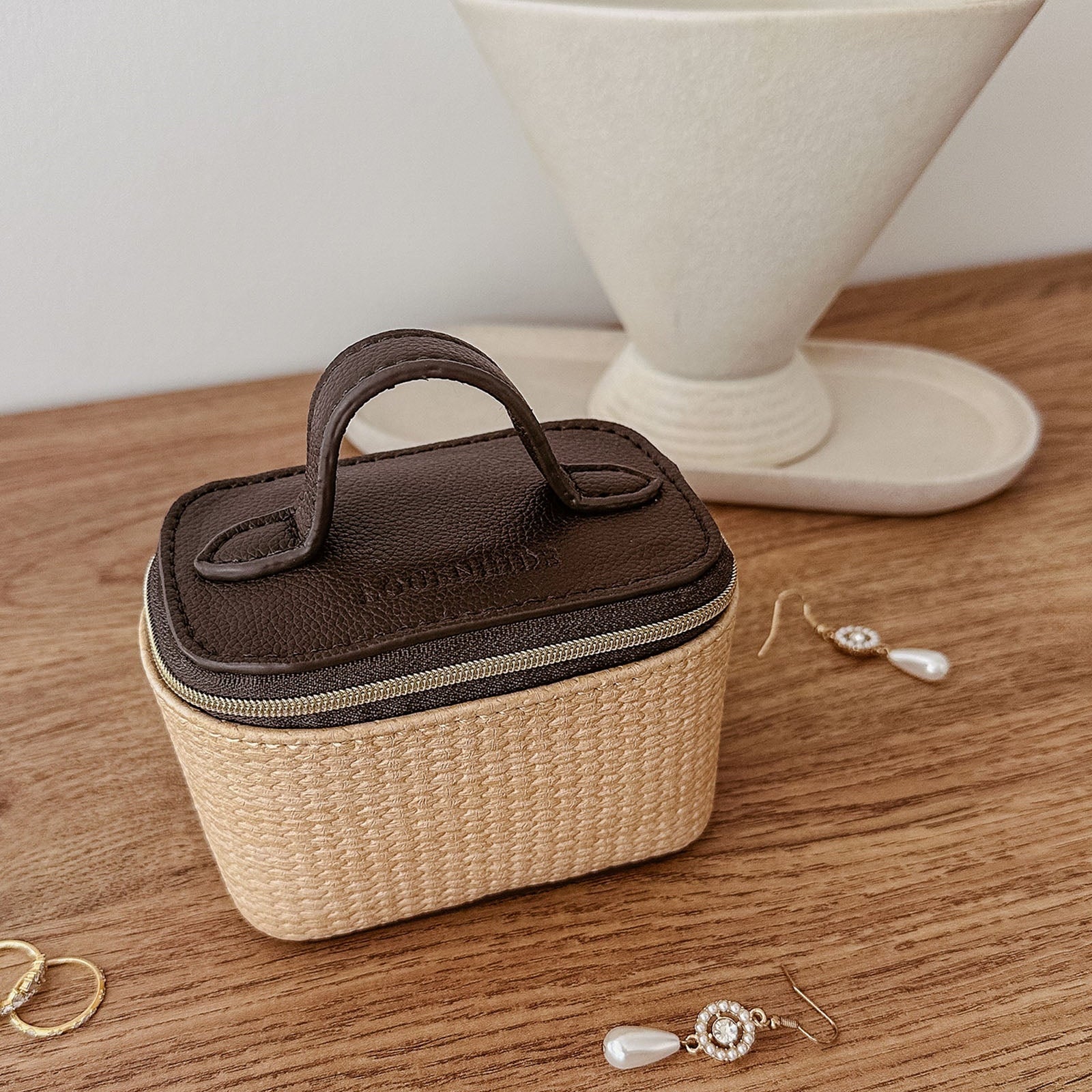 Trudy Jewellery Box | Natural Chocolate