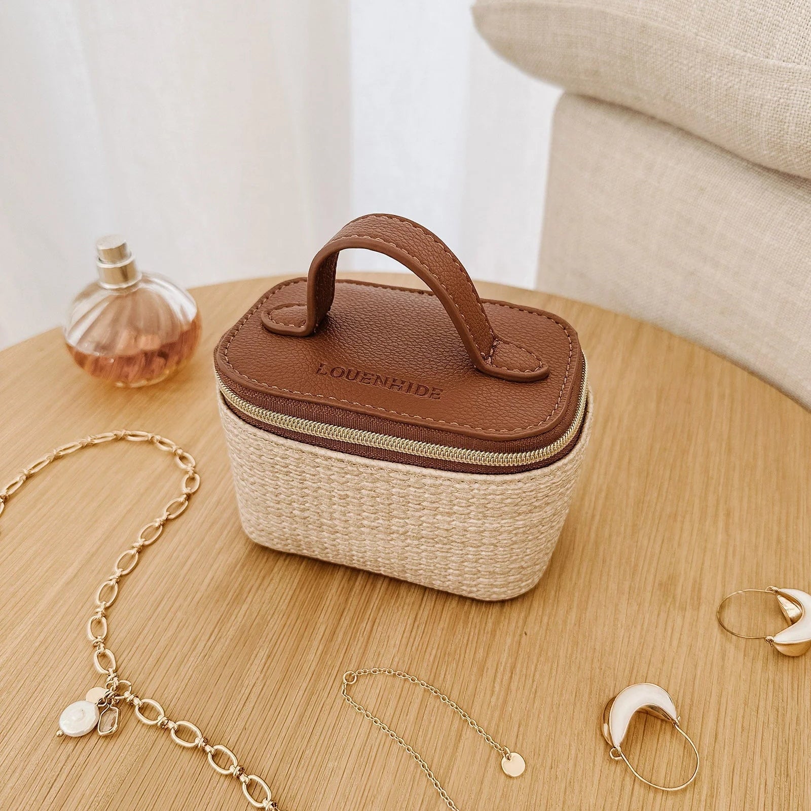 Trudy Jewellery Box | Natural Tan