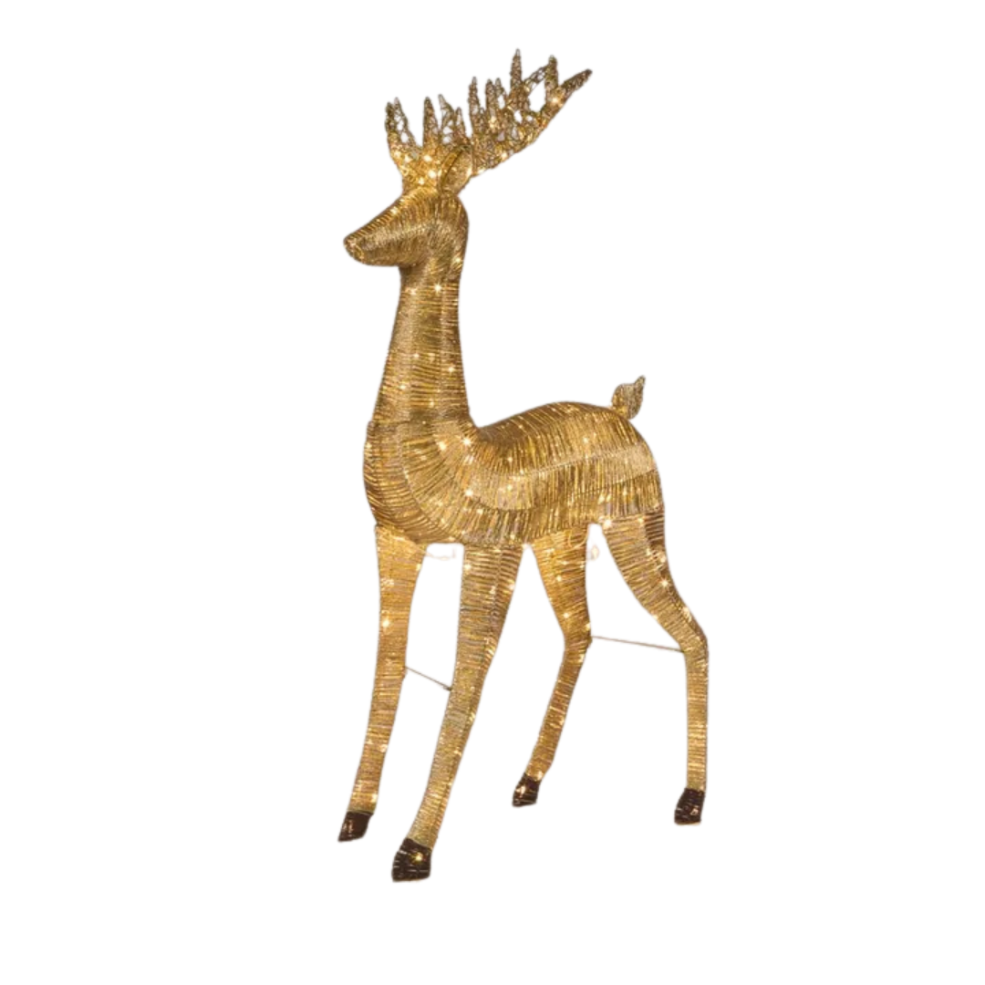 Gold Vixen Light Up Reindeer