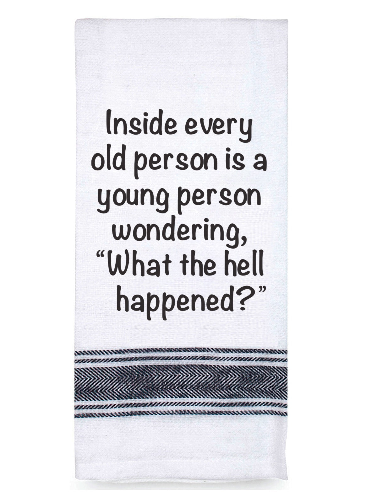 'What The Hell Happened' Tea Towel