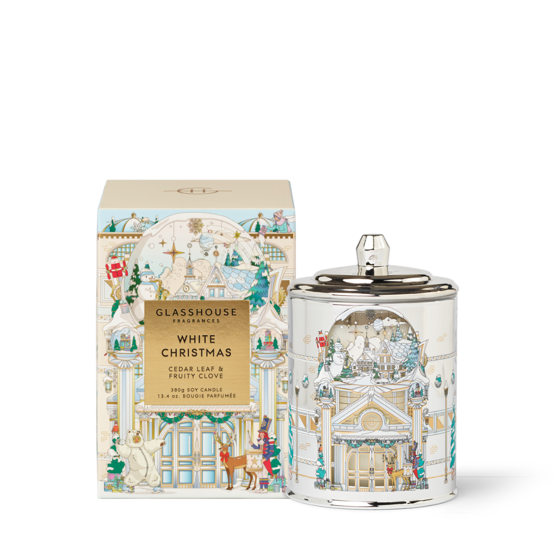 White Christmas 380g Candle
