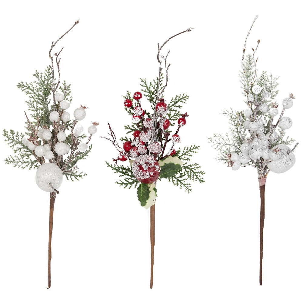Berry Spray w/Snow | 3 Styles