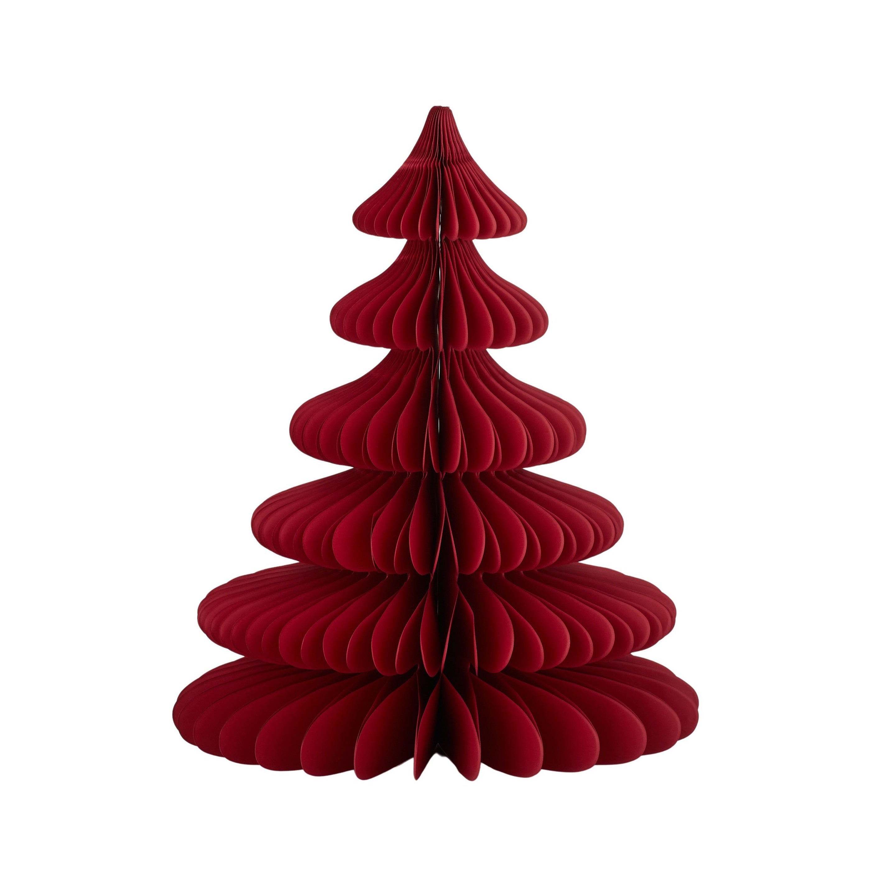 Red Paper Christmas Tree