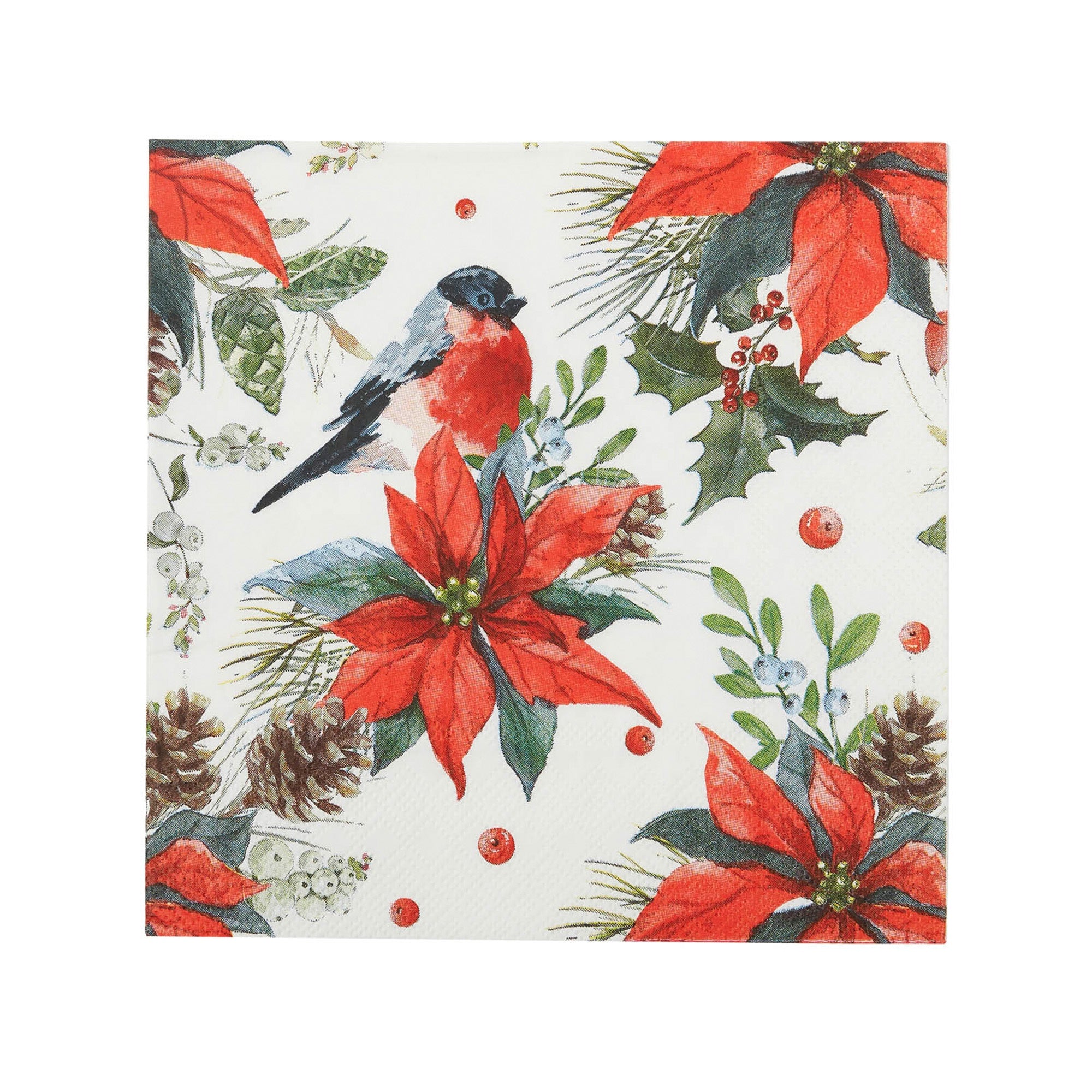 Poinsettia Napkin | 20 Pack