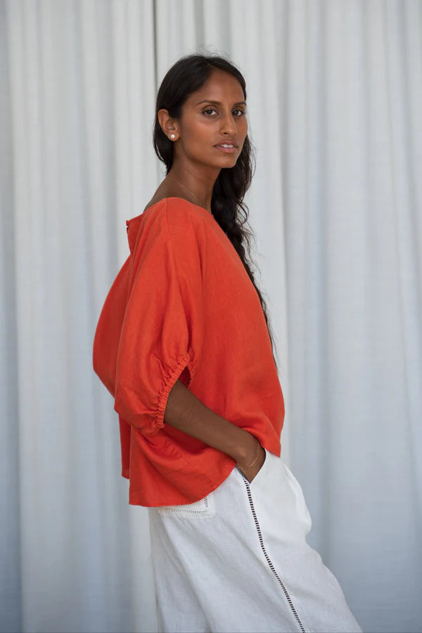 Tina Linen Top | Spritz