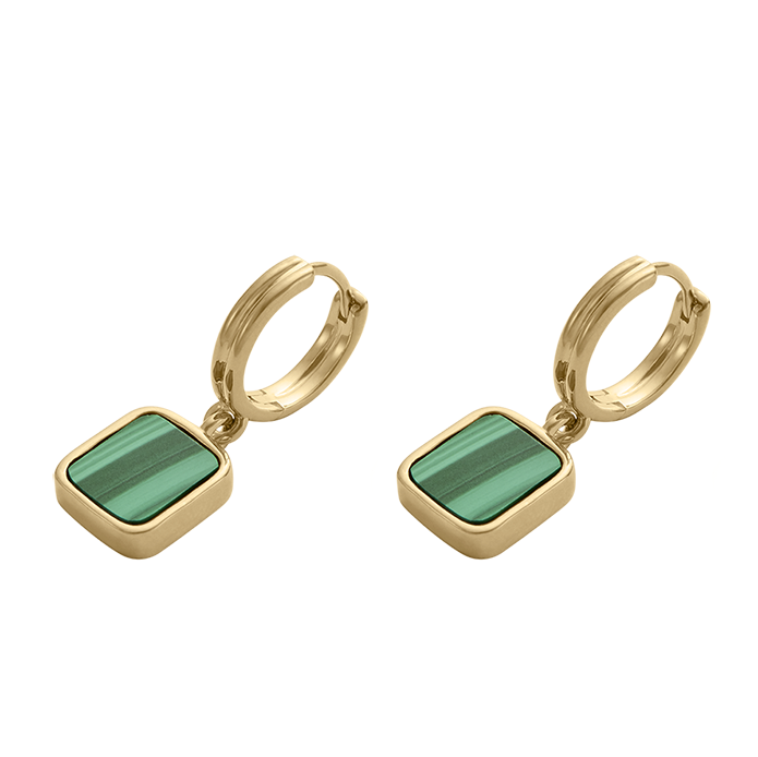 Malacite Hoops | Gold