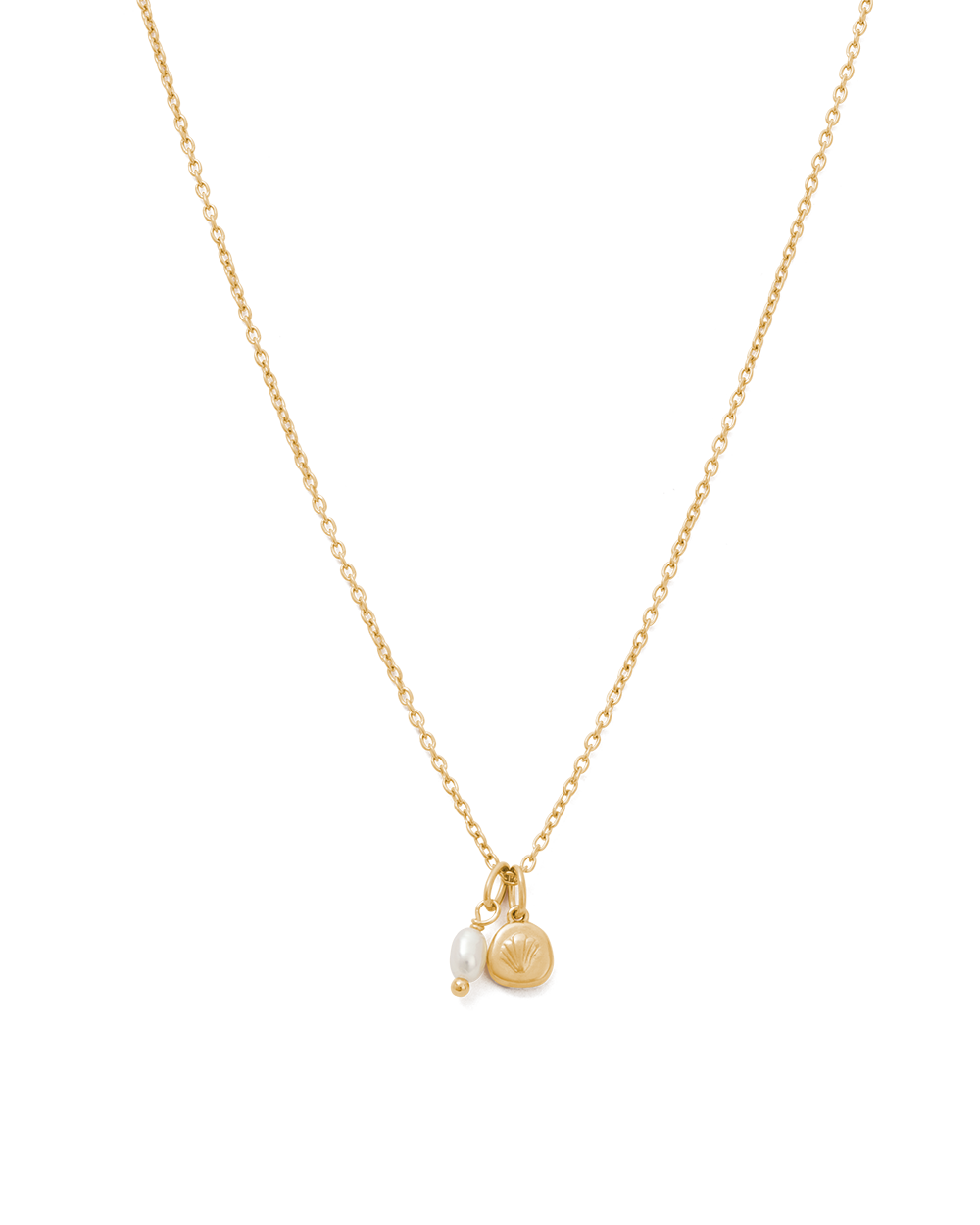 Memoir Pearl Necklace | Gold