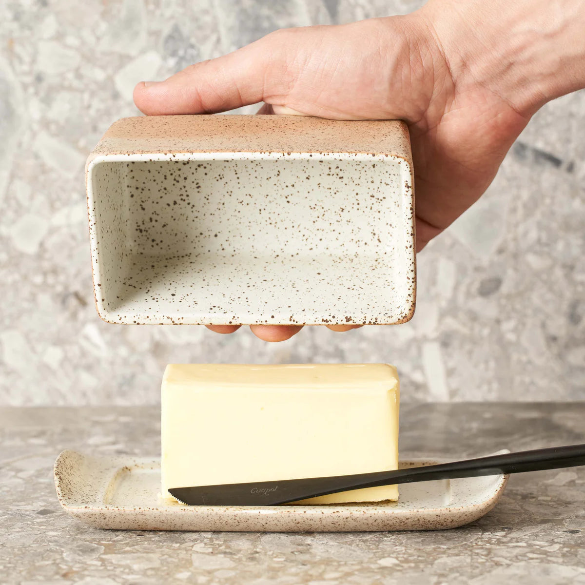 Butter Dish | White Garden to Table
