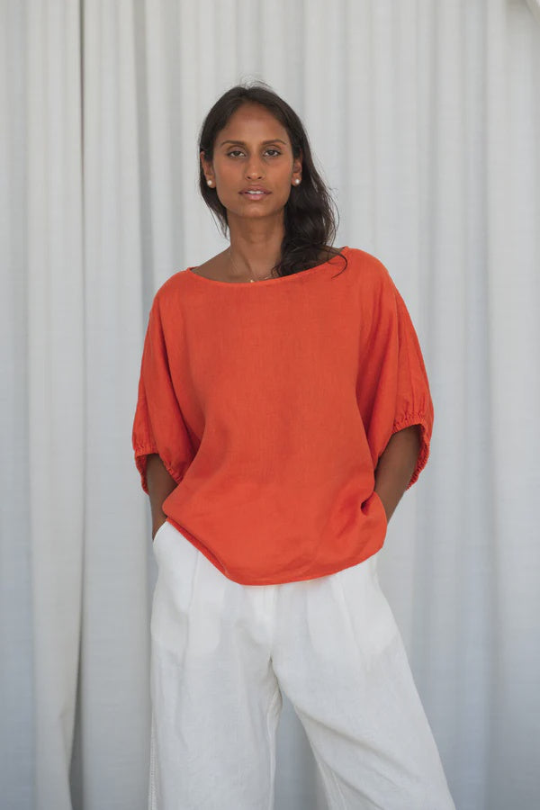 Tina Linen Top | Spritz