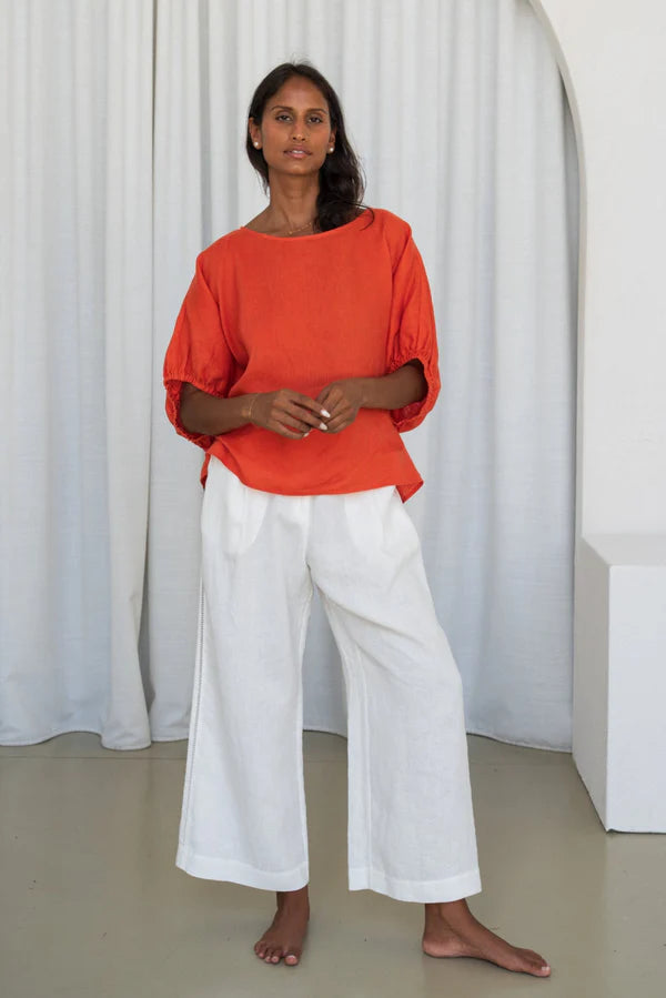 Tina Linen Top | Spritz