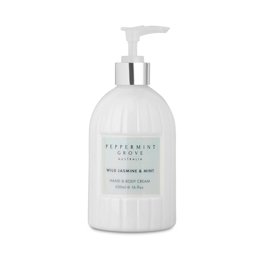 Wild Jasmine & Mint Hand & Body Cream Pump