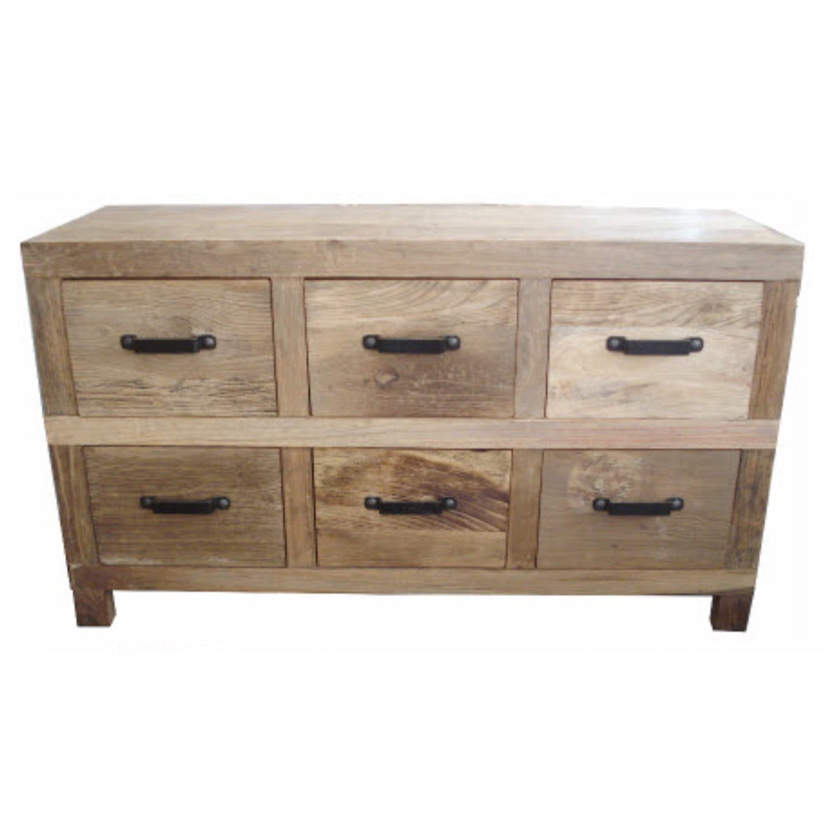 Leura 6 Drawer Low Sideboard