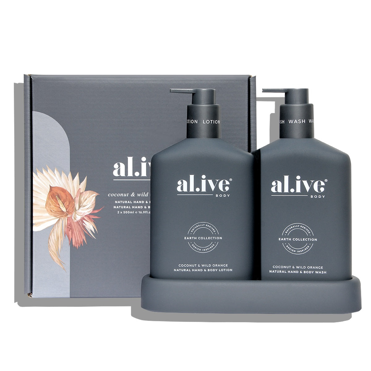 Coconut & Wild Orange Wash & Lotion Duo + Tray