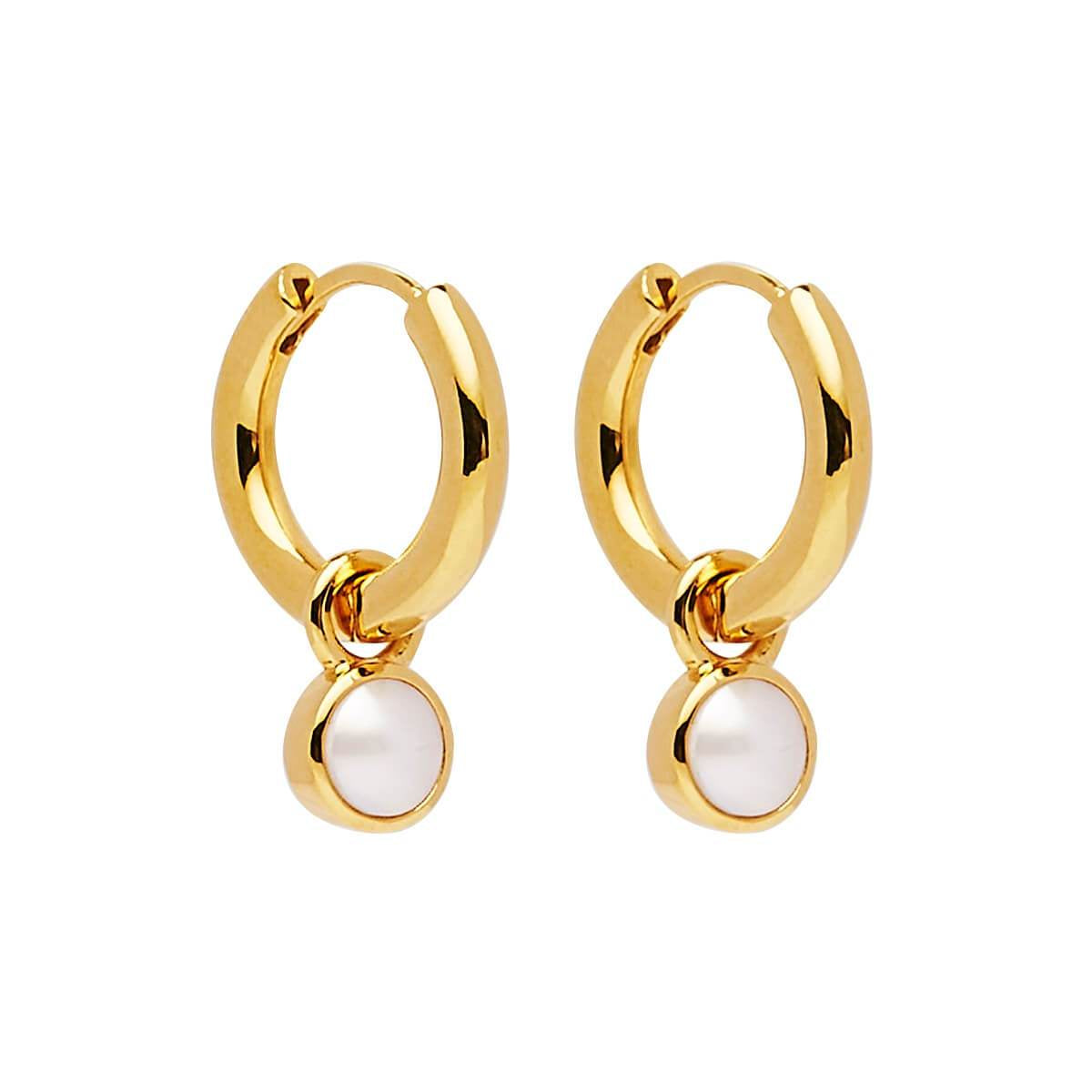 Heavenly Pearl Earring | Gold