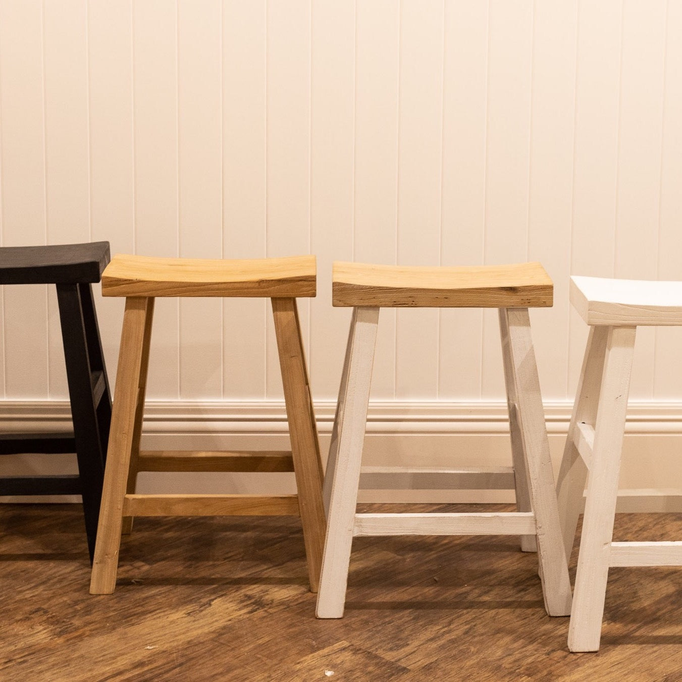 Shanghai Stool Black