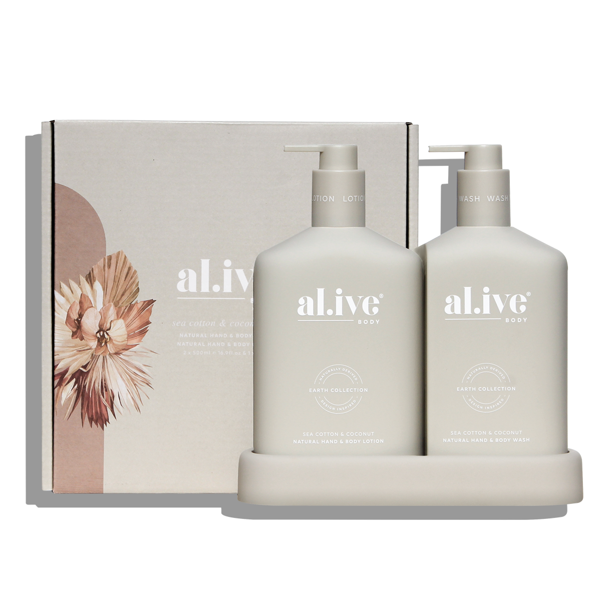 Sea Cotton & Coconut Wash & Lotion Duo + Tray