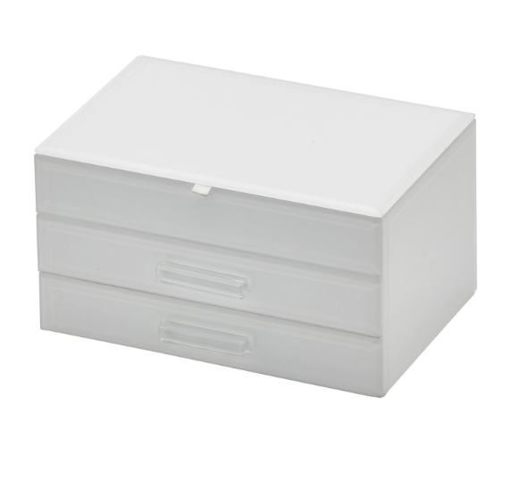 Gabriella White Medium Jewellery Box