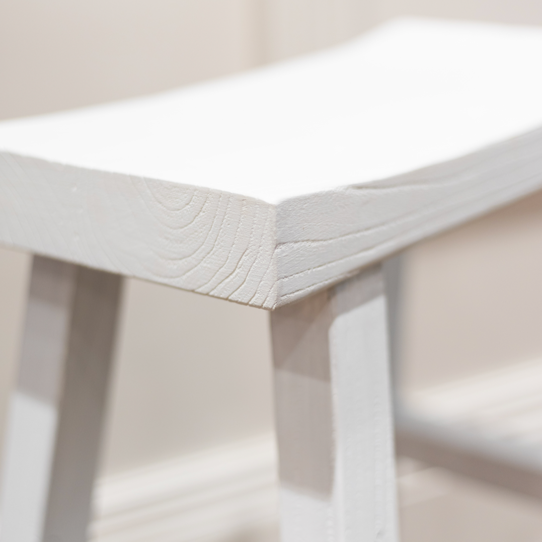 Shanghai Stool White