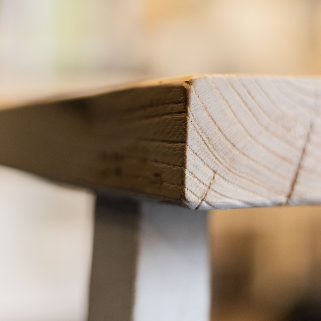 Shanghai Stool Two Tone Natural & White