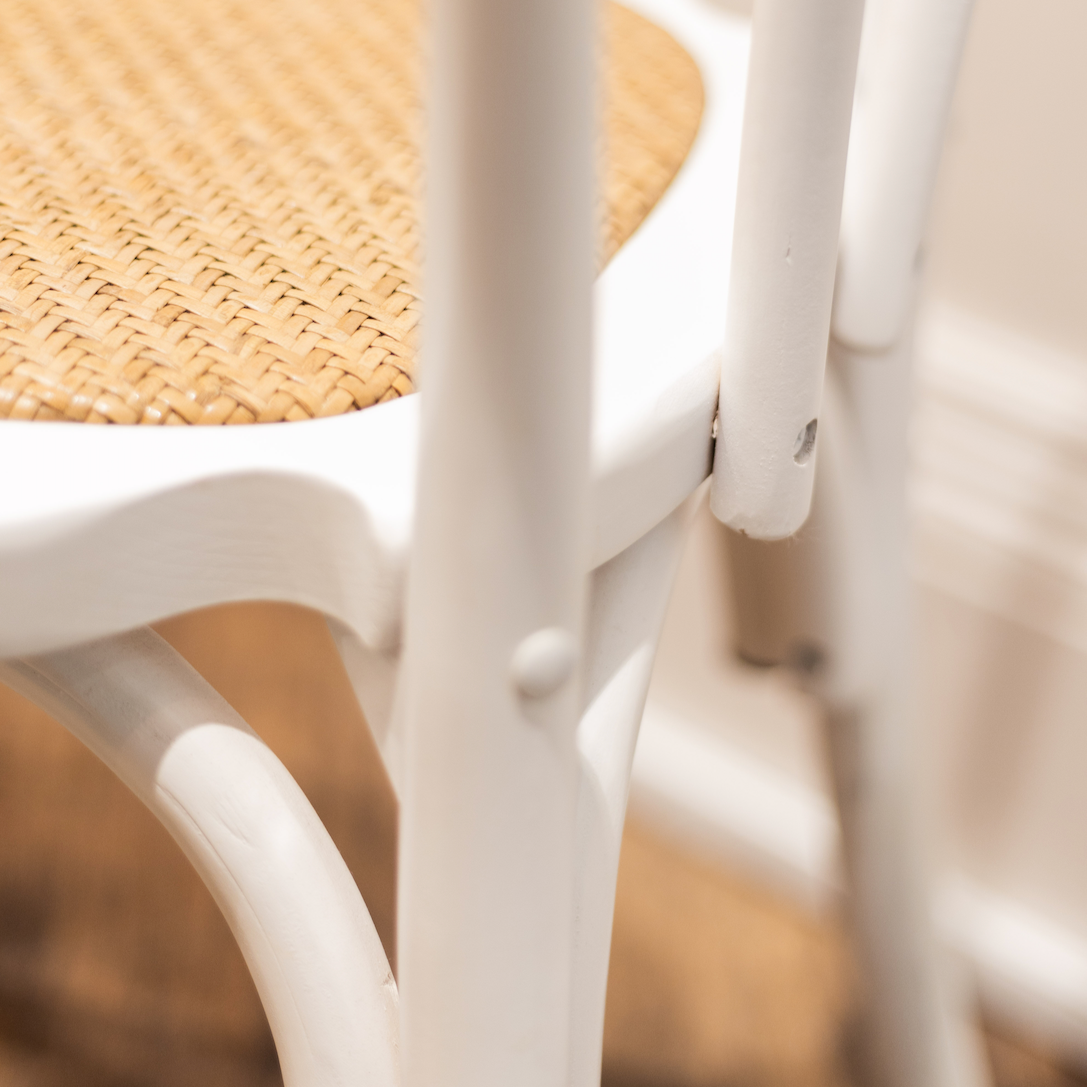 Stackable Bentwood White