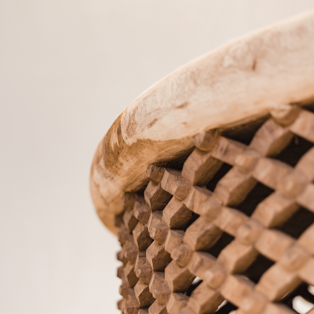 Authentic Bamileke Table - Natural