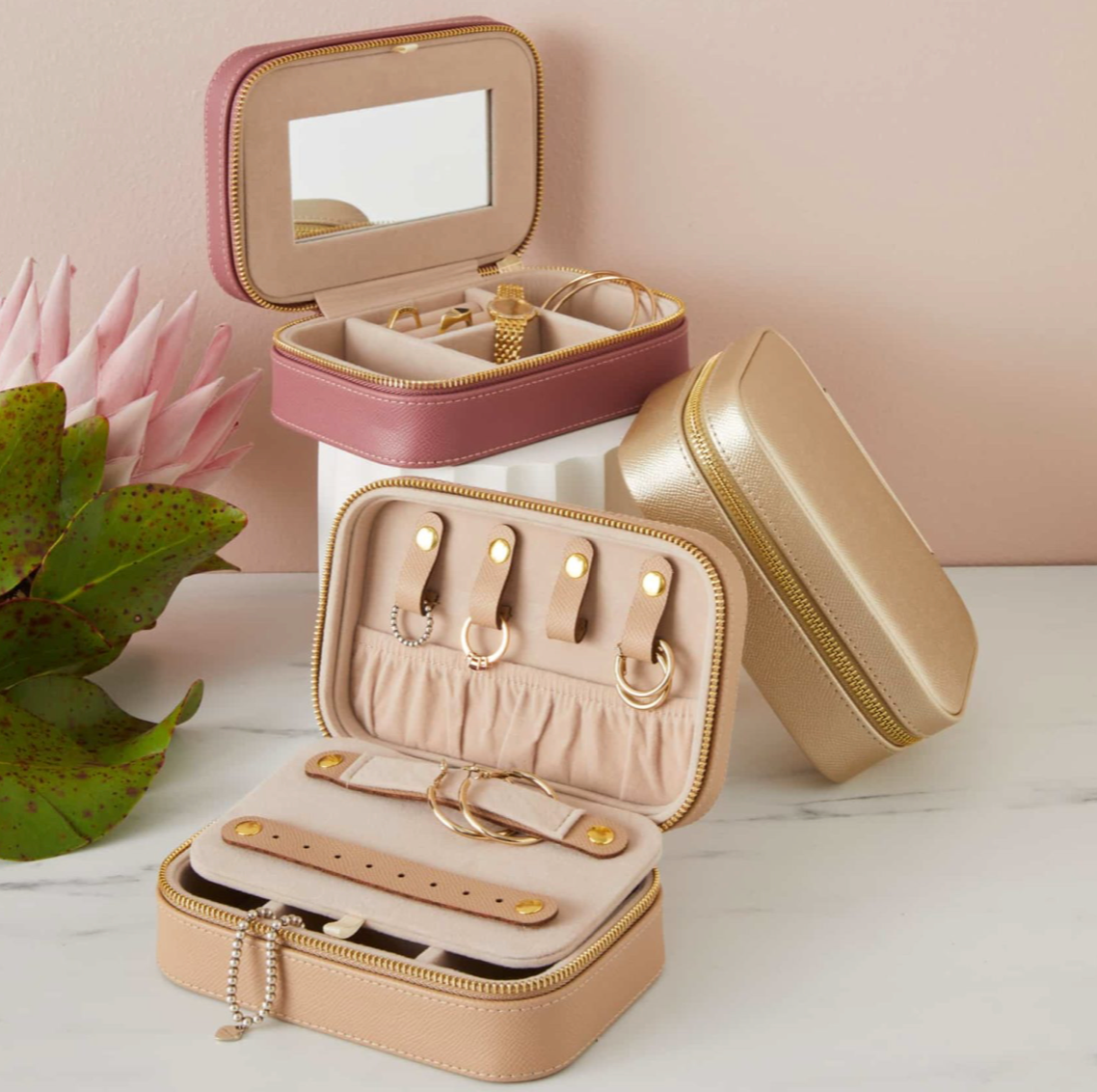 Calla Jewellery Case | Nude