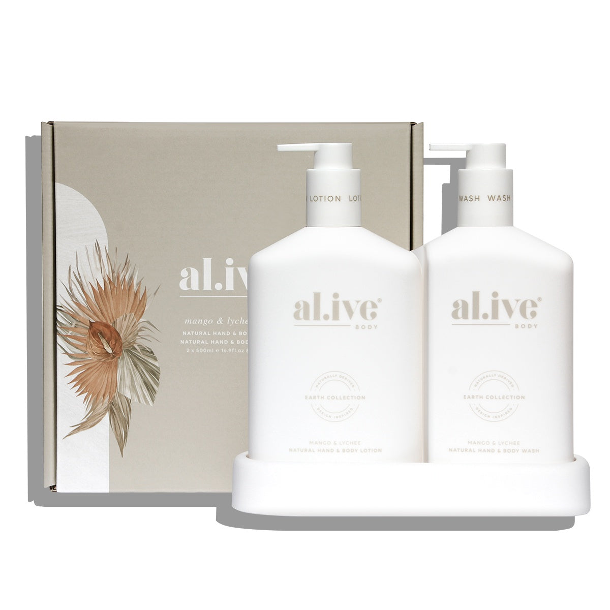 Mango & Lychee Wash & Lotion Duo + Tray