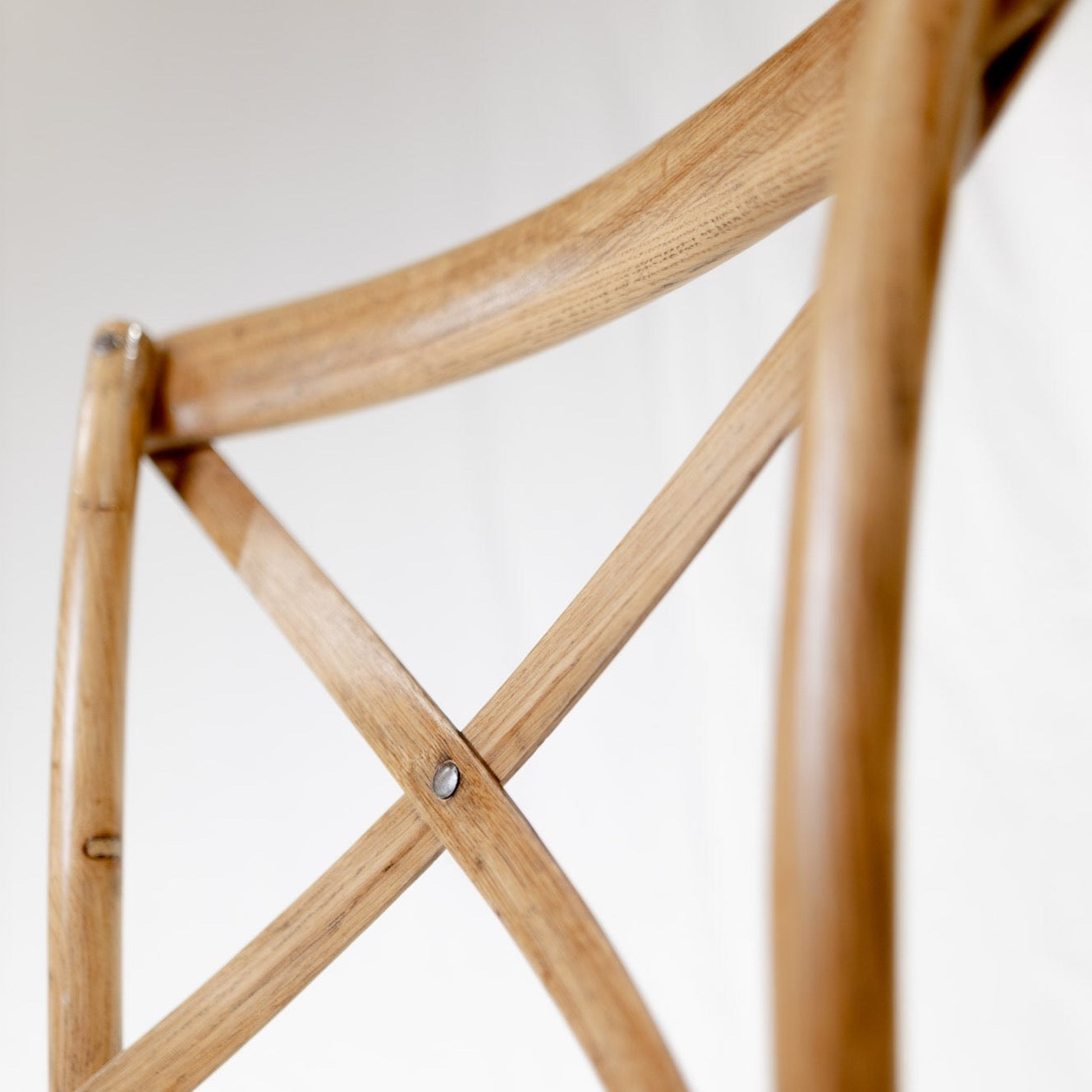 Cross Back Chair Natural