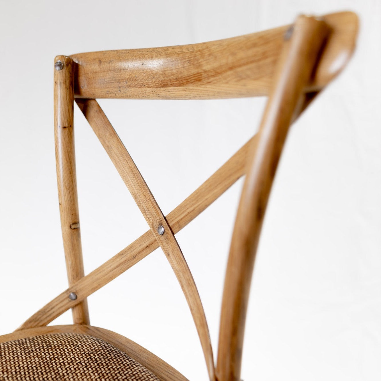 Cross Back Chair Natural