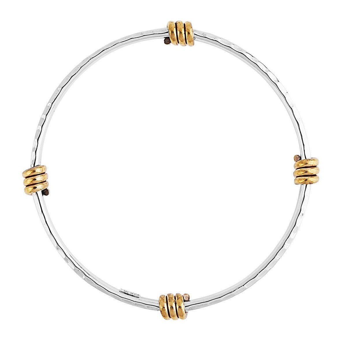 Tumbaga Amarres Bangle | Silver + Gold