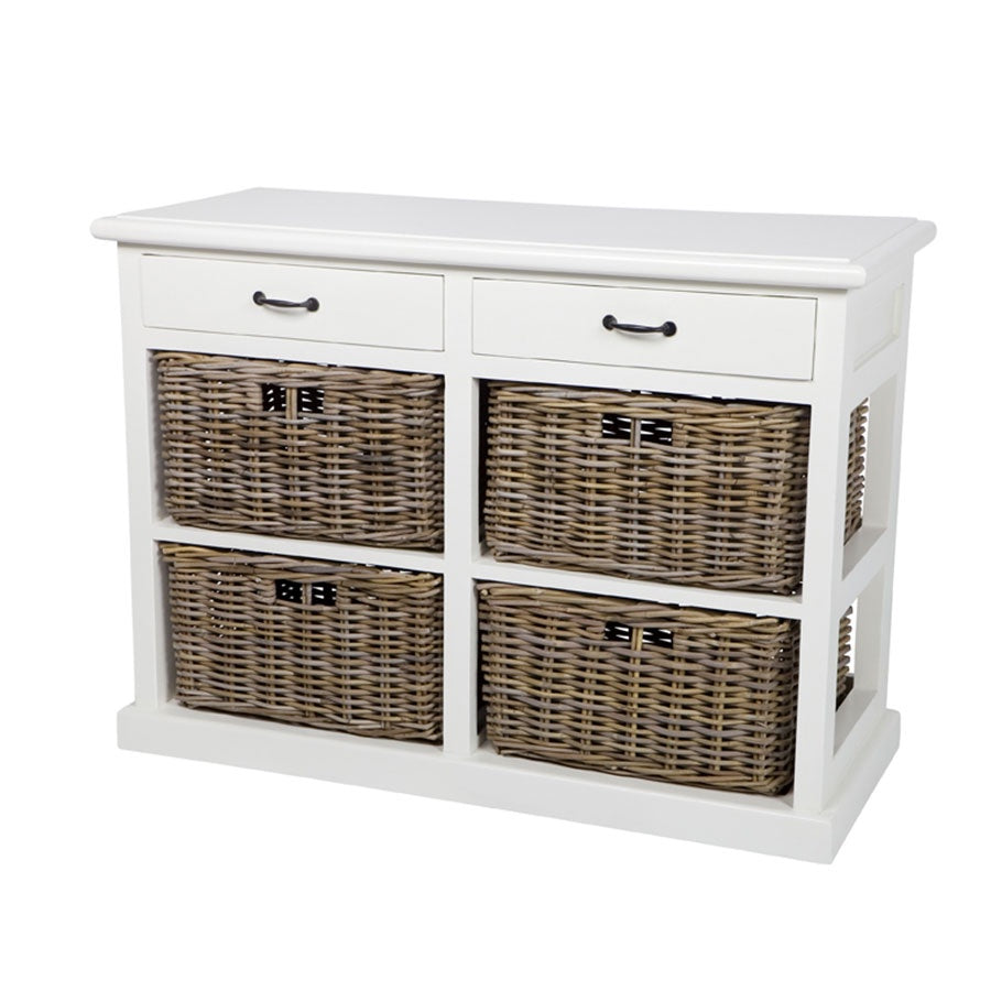 Kubu Storage Unit 4 x Basket 2 x Drawer