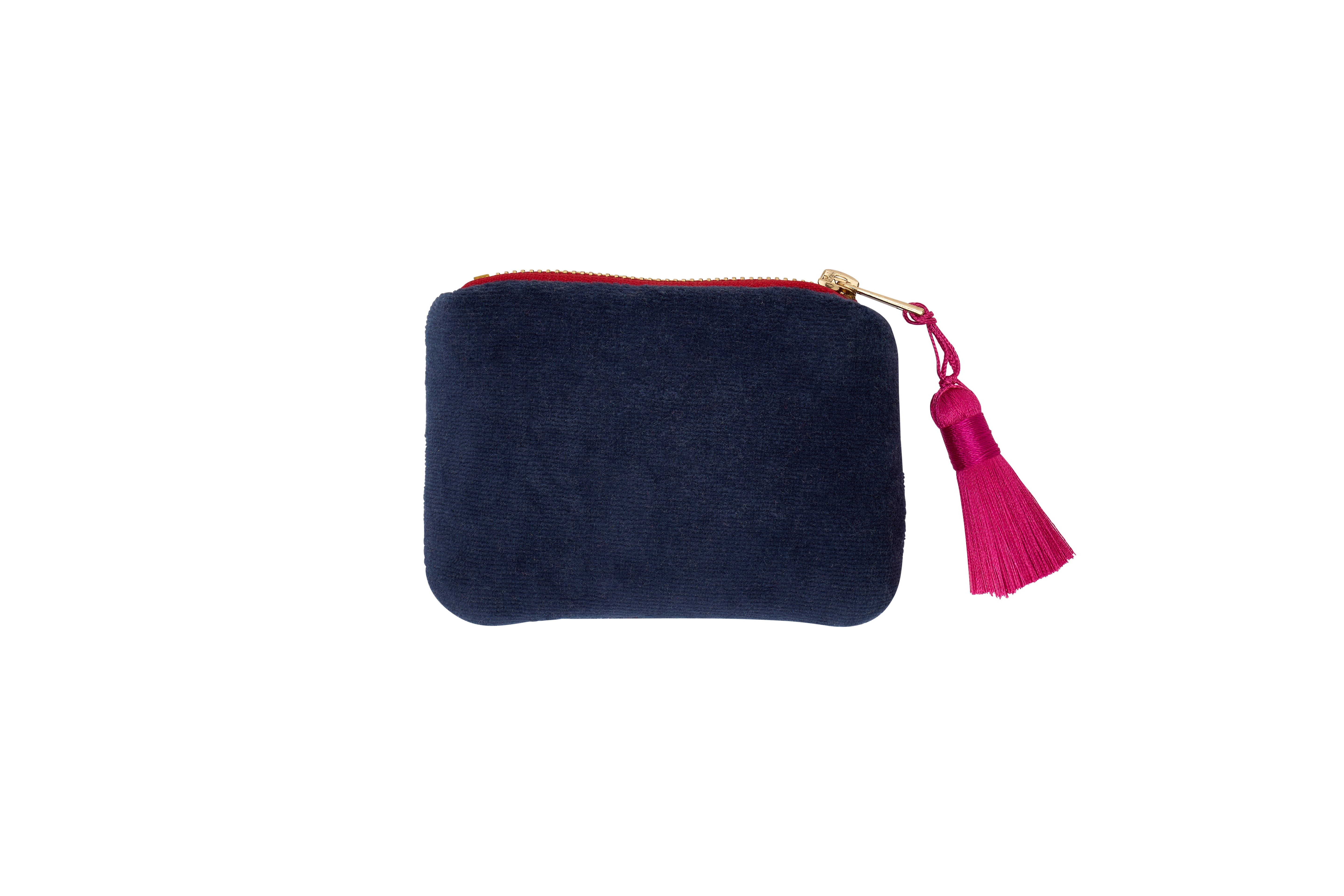 Velvet Coin Purse | Sapphire Blue
