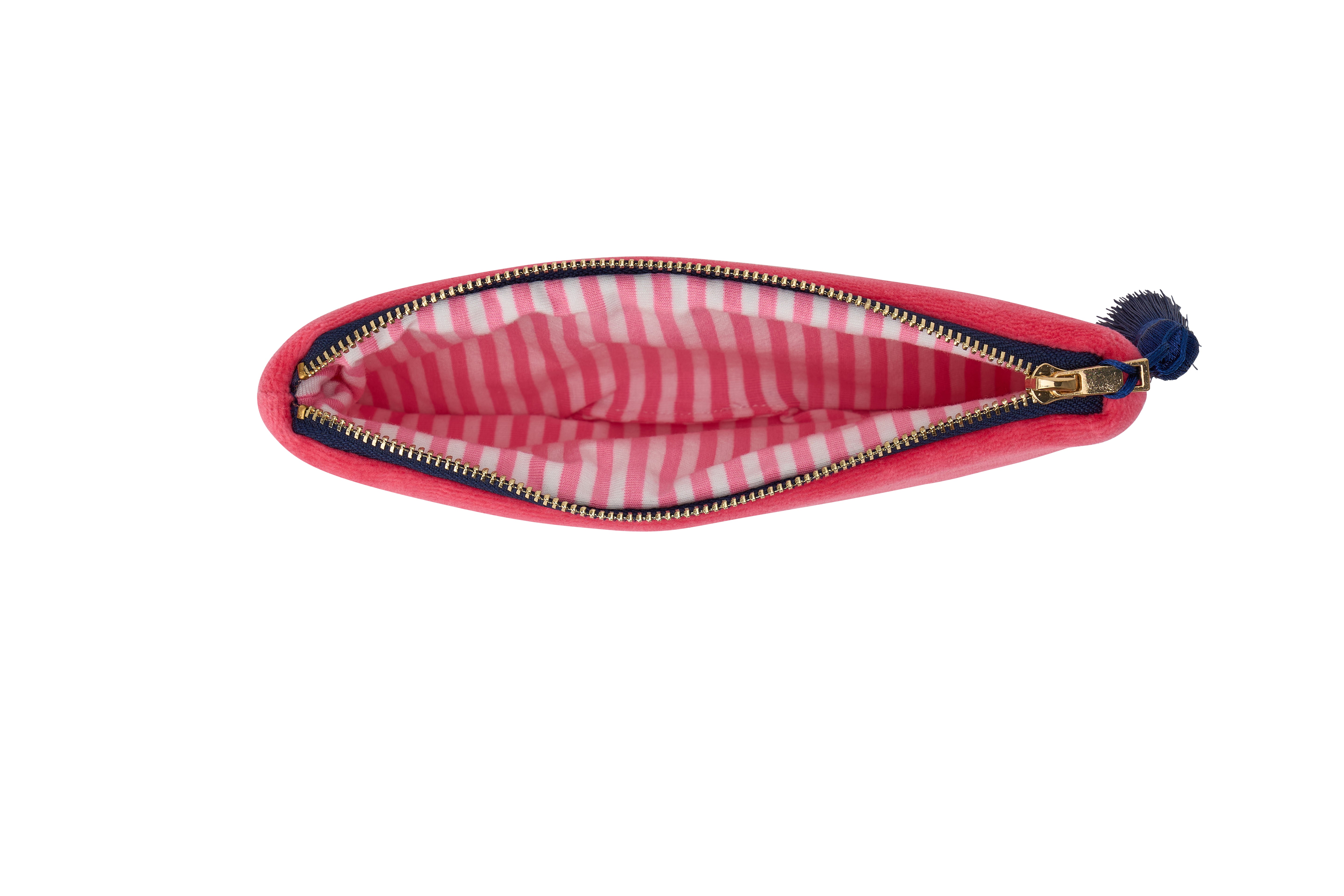 Velvet Make Up Pouch | Pink Crush