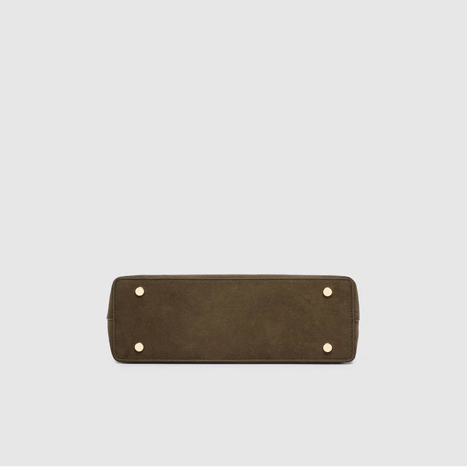Nicole Suedette Handbag | Olive
