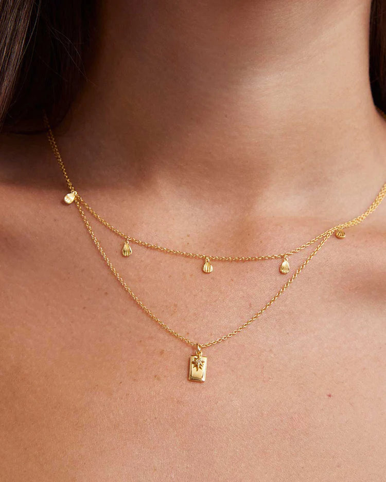 Guiding Star Necklace | Gold