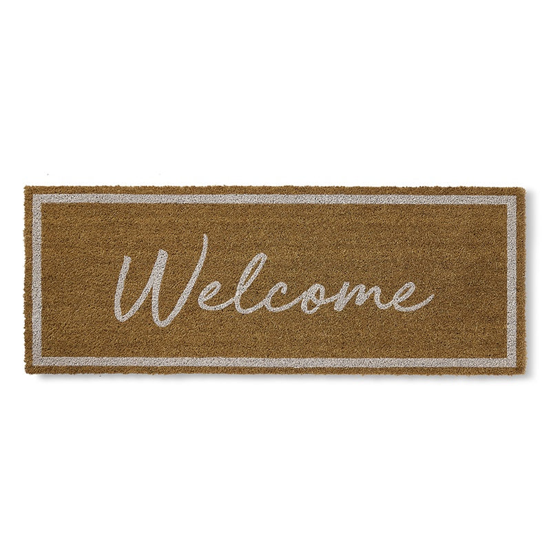 Welcome Doormat | White