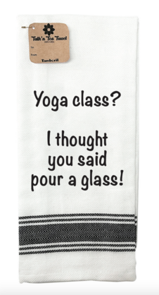 Yoga Class Tea Towel