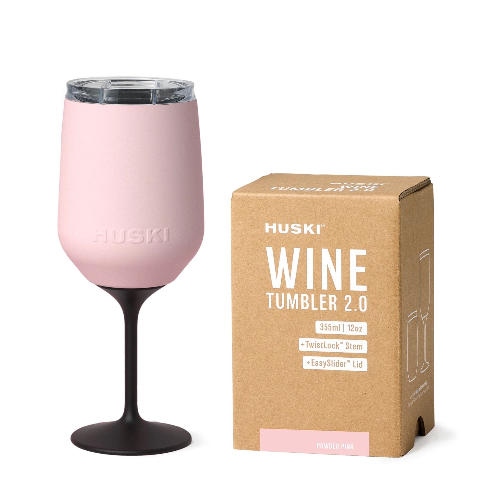 Huski Wine Tumbler | Powder Pink